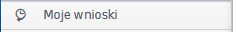 Widok na opcję modułu portalu rzeczoznawcy: Moje wnioski