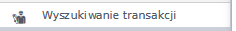 Ikona z napisem: Wyszukiwanie transakcji